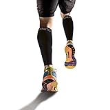 KINETIC Calf Compression Sleeve - Footless Leg Socks for Calf and Shin Splints Support | True Graduated Compression.