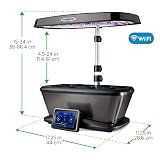 AeroGarden 903124-1100 Classic 9 Elite WiFi, Platinum