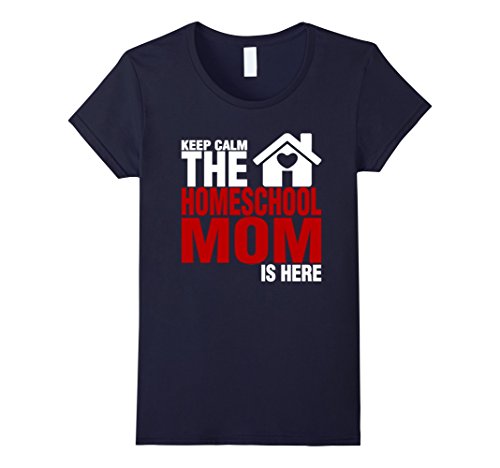 Women's Mom shirt, Keep Calm The HomeSchool Mom