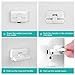 Outlet Covers Baby Proofing (40 Pack) with Hidden Pull Handle Outlet Plug Covers Prevent Electric Shock Hazard Outlet Protector Difficult for Kids to Remove Child Proof Outlet Covers