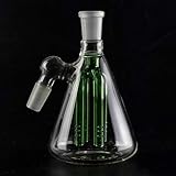 Dolores Guy 5 Inches Tall 45 Degree Green Glass Artcraft