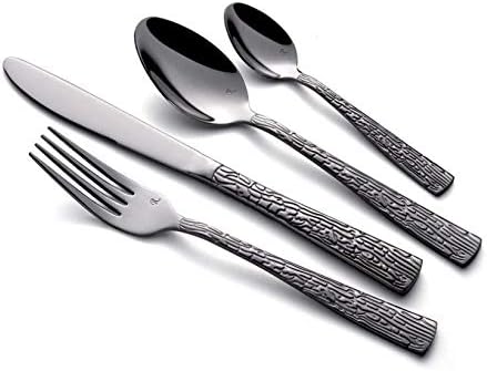 set di argenteria per 12 con custodia