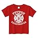 Threadrock Little Boys' Future Firefighter Toddler T-Shirt 4T Red