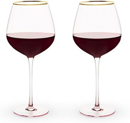Twine 6162 ガーデンパーティー ローズクリスタルレッドワイングラスセット ワンサイズ マルチカラー Ospacp Org