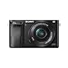 Sony Alpha a6000 Mirrorless Digital Camera 24.3MP (Black) with 16-50mm Lens (ILCE6000L/B), Bundle with Bag, Battery, Mac Software, Filter Kit, UFO 2 Tripod, 64GB SD Card, Wrist Strap and Accessoriesthumb 1