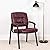 Flash Furniture Black Leather Guest/Reception Chair with Black Frame Finish