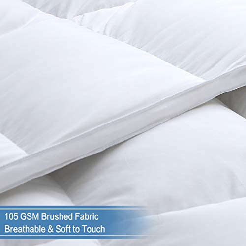 FAIRYLAND Luxurious Siberian Goose Down Comforter King Size Winter