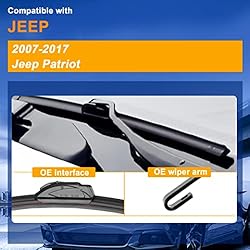 RAINTOK Windshield Wiper Blade Set Replacement for