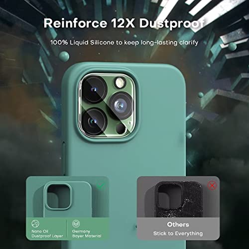 TOCOL [5 in 1] for iPhone 13 Pro Max Case, with 2 Pack Screen Protector