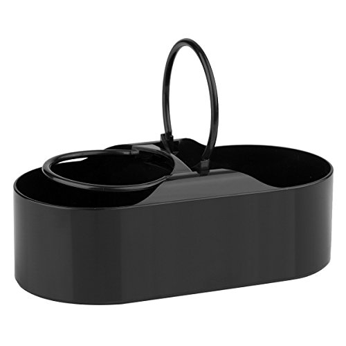 ShowTop Car Drink Cup Holder Stand Double Hole Coin Organizer