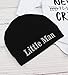 Fommy Baby Boy Clothes 0-3 months Short Sleeve Outfits New to The Crew Letter Print Romper+Pants+Hat 3PCS Spring Summer Baby Outfit Set