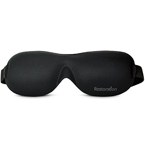 Sleep Restoration® #1 Rated Premium Contoured Sleep Mask - Including Moldex® Ear Plugs - The Perfect Lightweight & Comfortable Eye Mask for Sleep, Rest, & Travel Sleep Restoration® #1 Rated Premium Contoured Sleep Mask - Including Moldex® Ear Plugs - The Perfect Lightweight & Comfortable Eye Mask for Sleep, Rest, & Travel