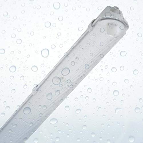 LED Feuchtraumleuchte, Garagenleuchte, max 1x35W LED, inkl. LED Röhre, T8 LED, G13, Deckenleuchte, Wannenleuchte… – Bild 5