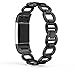 ANCOOL Fitbit Charge 2 Band Stainless Steel Metal Link Bracelet Replacement Wristband for Fitbit Charge 2 Tracker