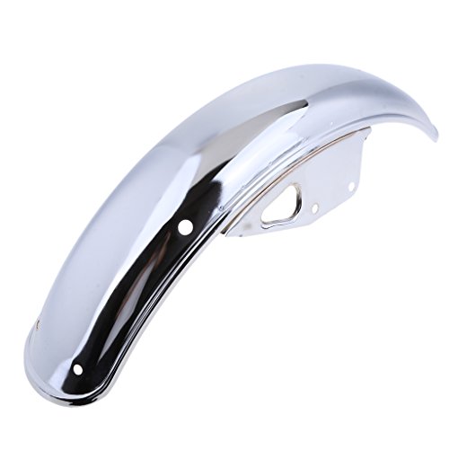 MagiDeal Chrome Front Mud Sand Fender Motorcycle Splash Guard for Suzuki GN125