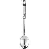 Lebabo Serving Spoon, Metal Large Basting Spoon for Cooking and Scooping | 13.78 Inch, Sturdy&zwnj; Construction&zwnj;, Non-slip Touch-points, Comfortable Grip, Dishwasher Safe, Easy to Clean