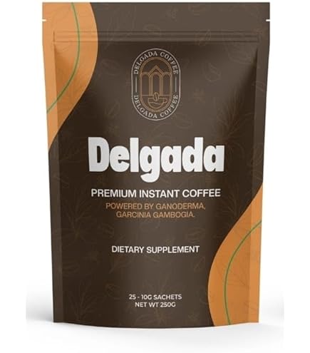 Amazon.com : Delgada Instant Coffee - Premium Ganoderma, Rich Bold