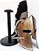 Medieval Armour KING LEONIDAS GREEK SPARTAN 300 Roman Helmet on Wooden Stand