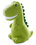 Dhink Cool Dinosaur Night Light for Kids Bedroom Rechargeable Battery with Timer Dimmable, Green