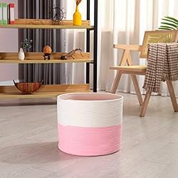 OrganiHaus Pink Basket for Laundry 16x14 | Toy