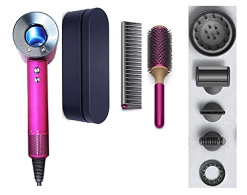 Premium Dyson Supersonic Hair Dryer in Fuchsia Nickel Gift Set