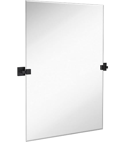Gatco Elevate Frameless Small Rectangle Mirror In Matte Black | HD Supply