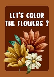 Livro LET'S COLOR THE FLOWERS