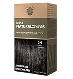 ONC NATURALCOLORS 3N Natural Dark Brown Healthier Permanent Hair Color Dye 4 fl. oz. (120 mL) with Certified Organic Ingredients, Ammonia-free, Resorcinol-free, Paraben-free, Low pH, Salon Quality, Ea