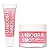 UNICORN SNOT Holographic Glitter Lip Gloss & Gel - Cosmetic Grade Hair, Face or Body Glitter - Christmas Gifts Ideas, Stocking Stuffers, Christmas Glitter Makeup for Holiday Face Paint (Pink)