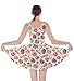 CowCow Womens Cookies Lollipop Candy Macaroon Icecream Coffee Food Dessert Skater Dress, XS-5XL