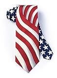 Long May She Wave Navy Blue Microfiber Tie