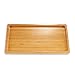 BambooMN Organic Bamboo Serving Tray, Vanity, Tea Serving, Appetizers, Snacks, Charcuterie Board - Rounded Edges, 11