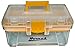 Homak 15-1/2-Inch Plastic Transparent Toolbox with Tray, TP00115088