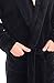 Alexander Del Rossa Mens Fleece Robe, Long Hooded Bathrobe