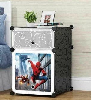 Buy K M World Spiderman 2 Cubes Colourful Kids Organiser Storage