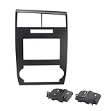 SCOSCHE CR1295DDB Double DIN Car Stereo Dash Installation Kit Compatible with 2005 to 2007 Dodge Charger or Magnum Vehicles