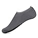 SENFI Unisex Water Skin Shoes Barefoot Aqua Socks For Pool Water Aerobics Exercise,TFF-01grey-M