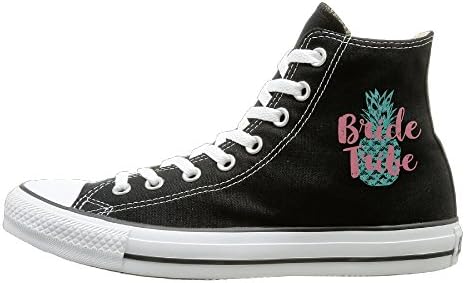 Kzsc55 Bride Tribe Pineapple High-tops Canvas Shoes For Unisex 37