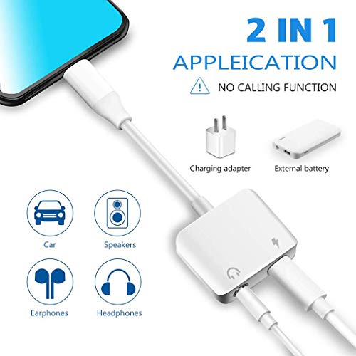 image for Ambrrhty 3.5 mm Headphone Jack Adapter for iPhone Xs Earphone Music Au