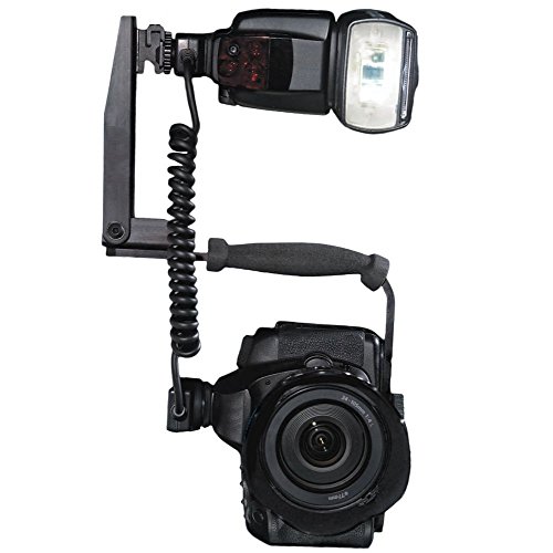 Rotating Flash Bracket Arm Multiple Positions For Canon, Nikon, Sony, Samsung, Fujifilm, Fuji, Olympus, Panasonic, Pentax DSLR Digital SLR Camera Video Camcorder