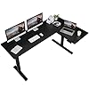 FLEXISPOT Pro Corner Desk Dual Motor L Shaped Standing Desk