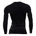 jeansian Men's Slim Fit Long Sleeves V Neck Casual Henleys T-Shirts Tee D507
