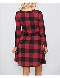 MIROL - Túnica vestido de manga larga para mujer, estilo casual