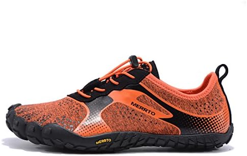 MERRTO Men's Outdoor Five finger Hiking Shoes (10, Red)