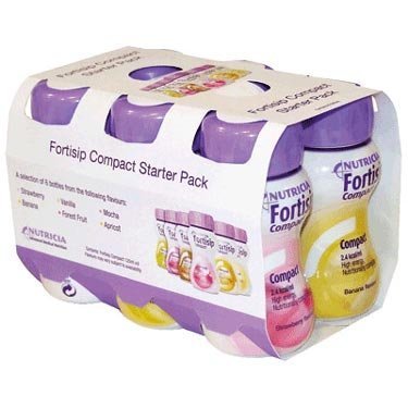 Fortisip Compact Starter Pack 6x125ml (2 Pack Deal - 12x125ml)