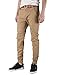ITALY MORN Mens Chino Joggers Pants Khakis Casual Pants Twill Cotton Slim Fit Black