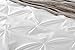 Web Linens Inc Oversized for Pillow Top 3pc Pinch Pleat Design White Duvet Cover Set Style # 1050 - Full/Queen - Cherry Hill Collection
