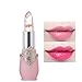 Black Friday Sales Promotions,Putars Sexy Women Beauty Bright Flower Crystal Jelly Waterproof Long Lasting Lipstick Magic Temperature Change Color Lip Balm Makeup Set