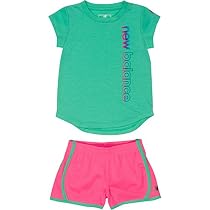 New Balance Girls' Athletic Tee and Short Sets