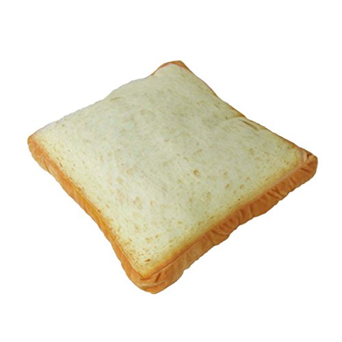 CatchStar Bread Plush Pillow Fluffy Loaf Squishy Durable Cute Stuffed Toast Food Toy Gift for Kids